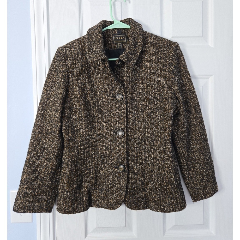 Louben Womans‎  Blazer Size 8 4 button front